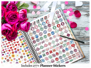 May 2024 to Jun 2025 Planner - Floral Leather Pattern