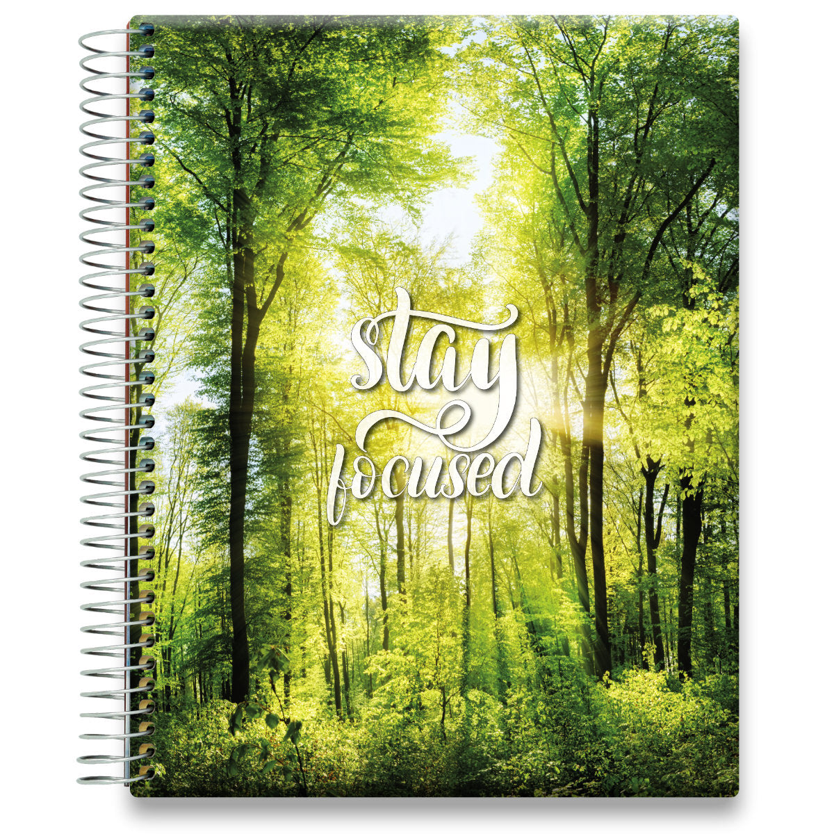 Oct 2024 to Dec 2025 Planner - Stay Focused Forest
