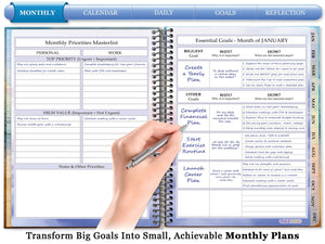 Jan to Dec 2024 Planner - Abstract