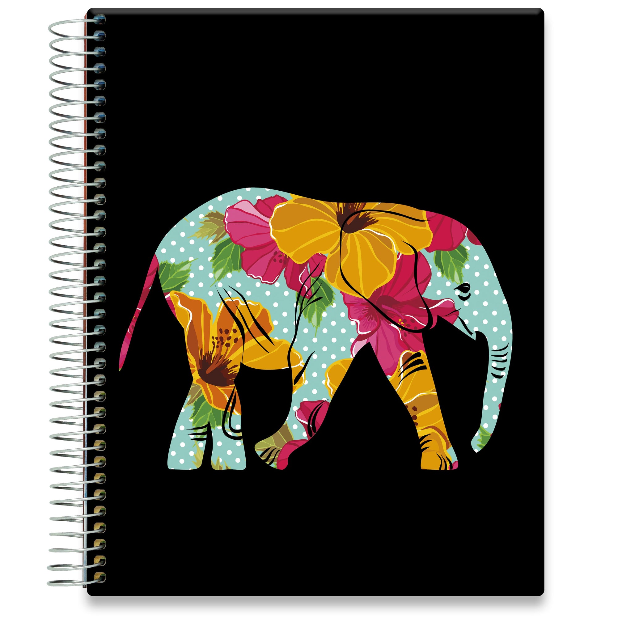 Jan to Dec 2024 Planner - Floral Elephant