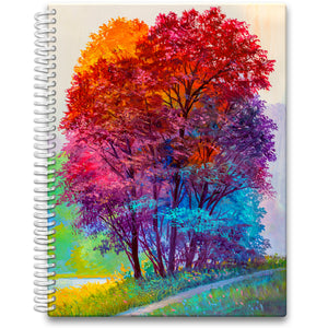 Mar 2023-2024 Softcover Planner - Oil Painting Forest