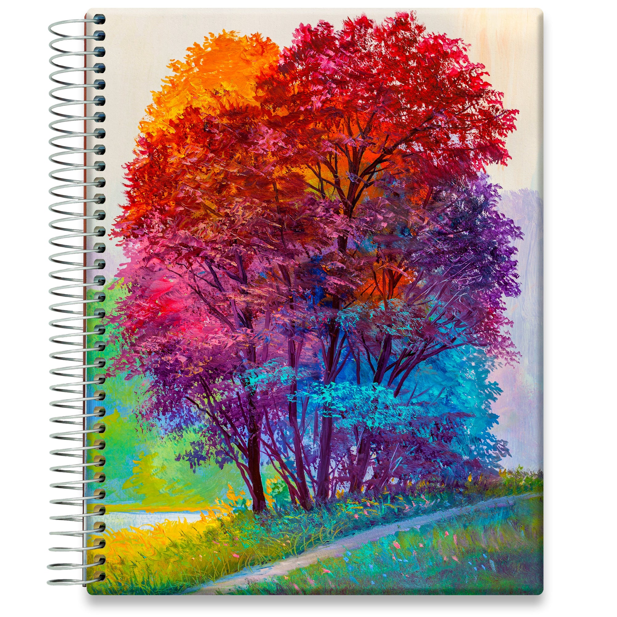 Jan to Dec 2024 Planner - Oil Painting Forest
