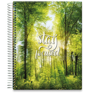 Jan to Dec 2024 Planner - Stay Focused Forest