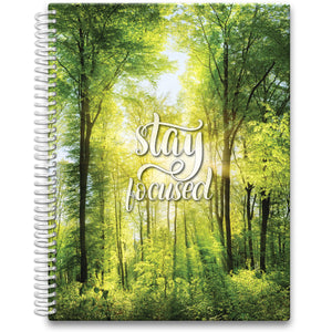 Mar 2023-2024 Softcover Planner - Stay Focused Forest