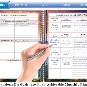 Tools4Wisdom 2026 Planner 2026 Calendar - Stay Focused Forest - Image 2