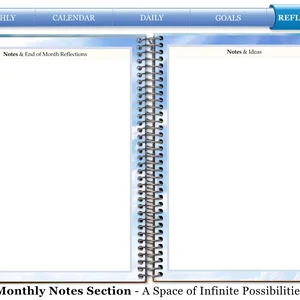 Tools4Wisdom 2026 Planner 2026 Calendar - Blue Sunset w Quote - Image 9