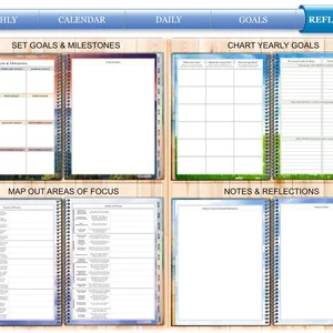 Tools4Wisdom 2026 Planner 2026 Calendar - Stay Focused Floral - Image 6