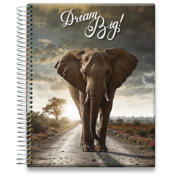 Tools4Wisdom 2026 Planner 2026 Calendar - Inspirational Elephant - Image 1