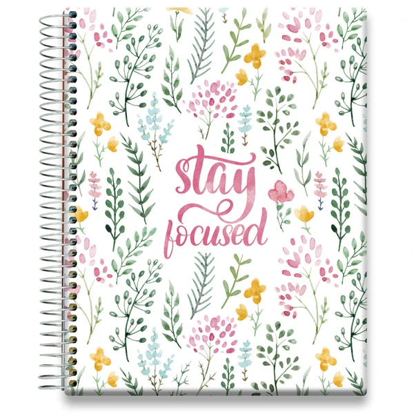 Tools4Wisdom 2026 Planner 2026 Calendar - Stay Focused Floral - Image 1