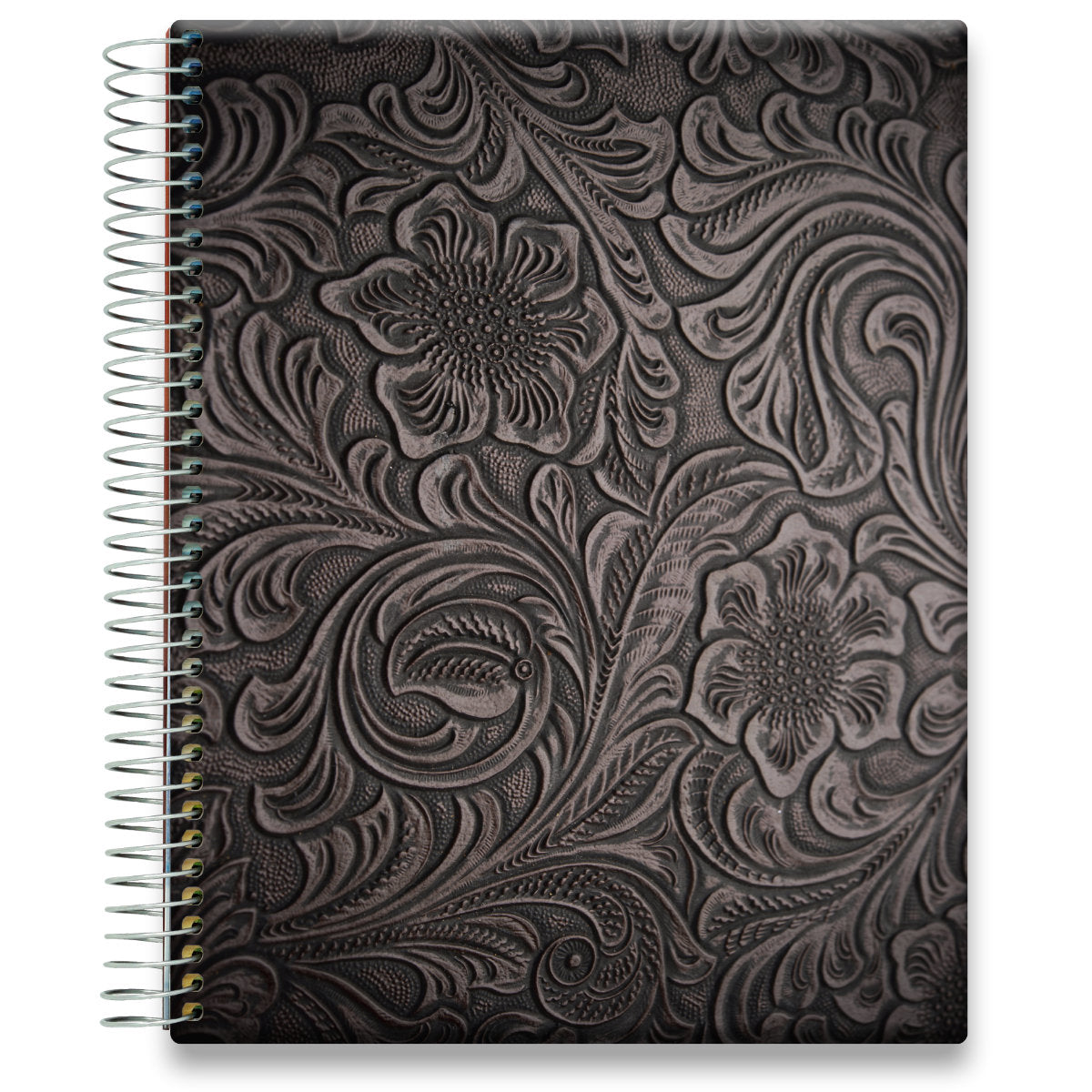 Tools4Wisdom 2026 Planner 2026 Calendar - Floral Leather Pattern - Image 1