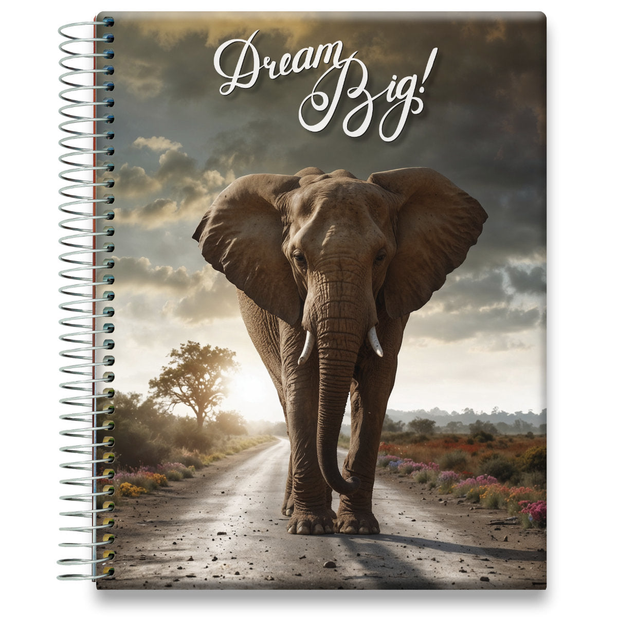 Tools4Wisdom 2026 Planner 2026 Calendar - Inspirational Elephant - Image 1